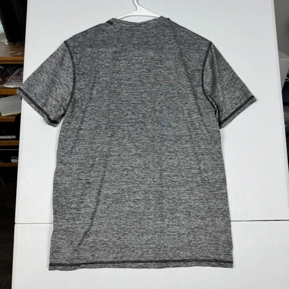 Adidas Golf Mens Gray Space Dye Performance T-Shirt Size M ADVR0827H